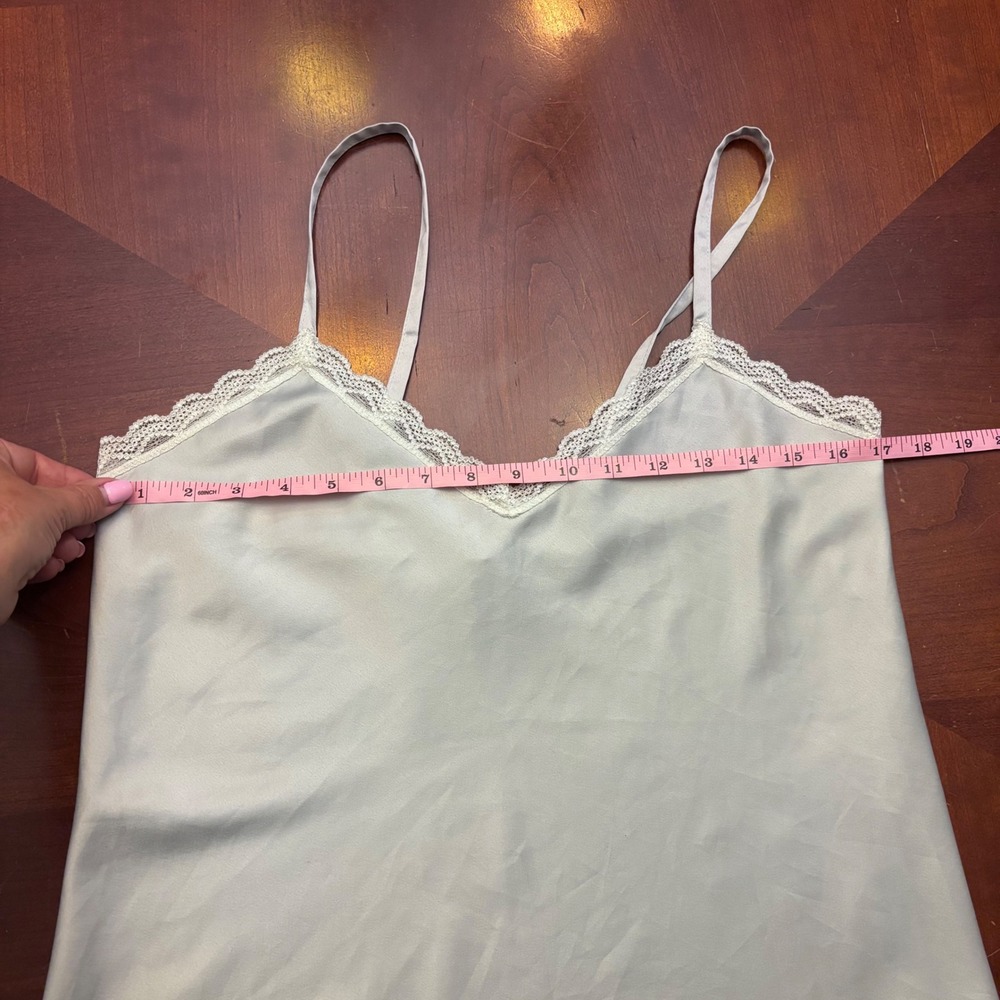 Lauren Ralph Lauren Light Blue Lace-Trim Camisole - Picture 11 of 11